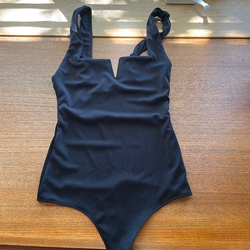 Show me your mumu black bodysuit